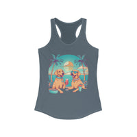 Beach Dogs Tank Top Vacation Puppy Chill Vibes