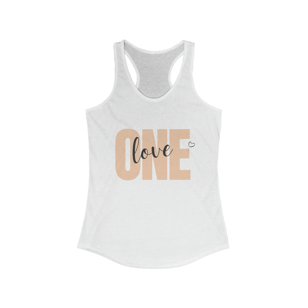 One Love Women's Tank Top, Cute Tank, Brand New