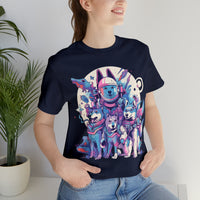 Space Opera Anime Dogs Shirt Cosmic  Puppy Tee