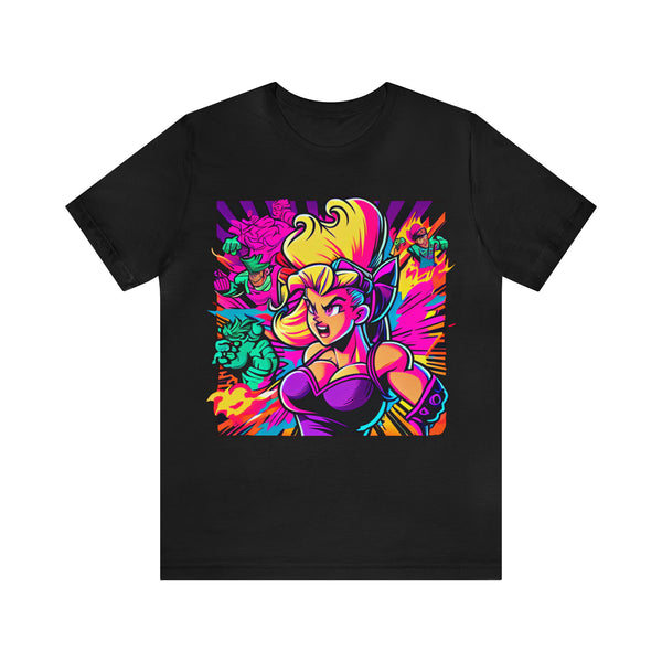 Colorful Comic Book Gamer 90's Retro Shirt