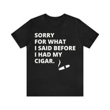 Cigar Smokers T-Shirt, Cigar Shirt, Gift, Cigar Aficionado Tee